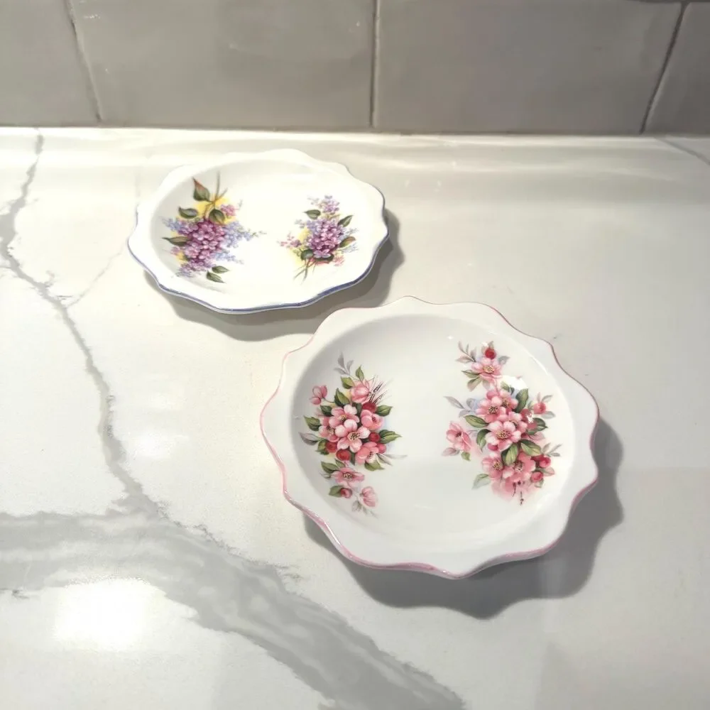 Vintage Royal Albert Blossom Time Coasters Set of 2, Made in England